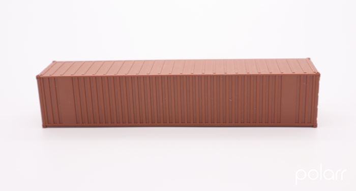 Kibri Container 40 fod, brun