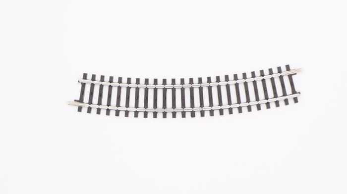 Märklin 2232 bueskinne R2, 1 stk.