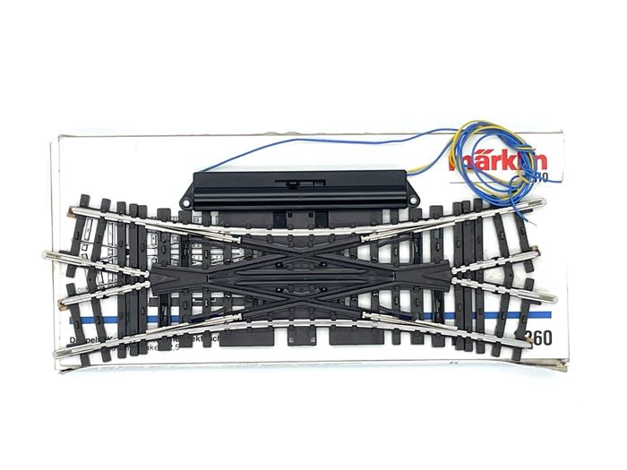 Märklin 2260 dobbeltkrydsspor, elektrisk