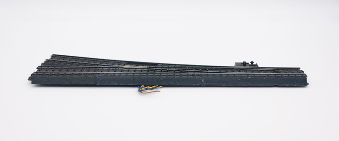 Märklin 24712 (2 x 24071) sporskifte, lang, elektrisk med lys