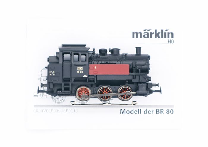 Märklin 29236 DB BR 80 damplokomotiv, AC digital