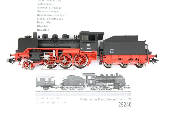 Märklin 29240 DB BR 24 damplokomotiv, AC digital