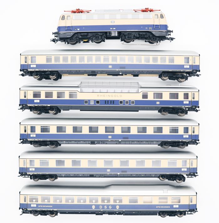 Märklin 39121 DB Rheingold passagertogsæt, AC digital med lyd