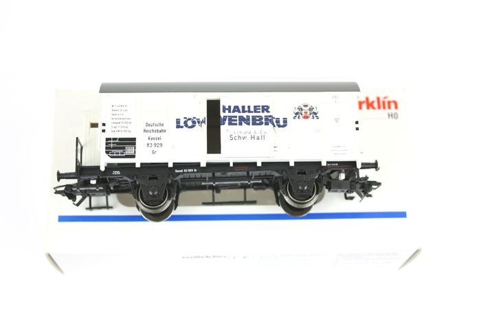 Märklin 4678 DB godsvogn "HALLER LÖWENBRÄU"