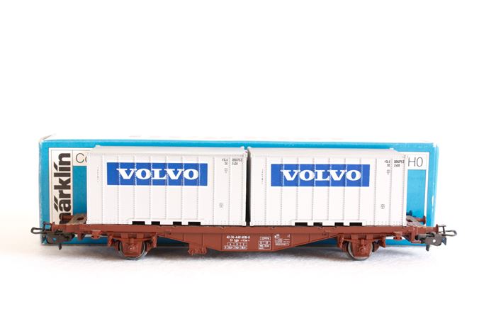 Märklin 4765 SJ Lgjs containervogn "VOLVO"