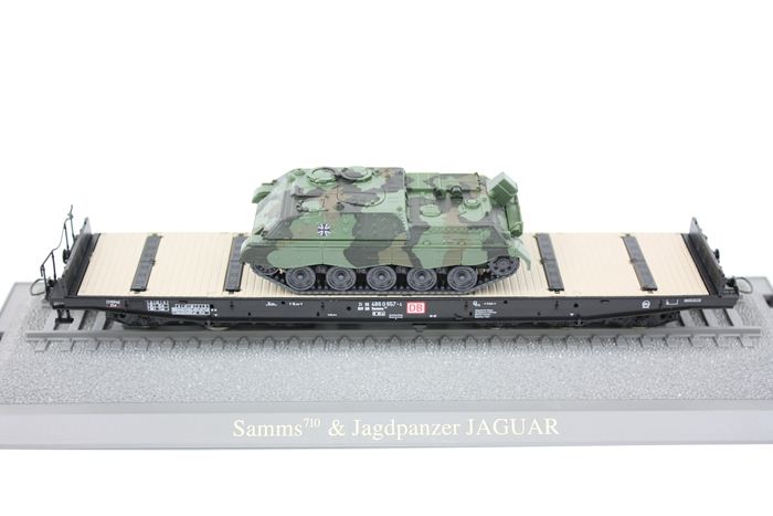 Roco 47660 DB AG Samms kampvognstransport med Jaguar 'BW'