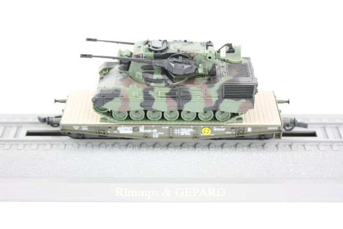 Roco Minitanks 841 DB Rlmmps kampvognstransport 'BW'