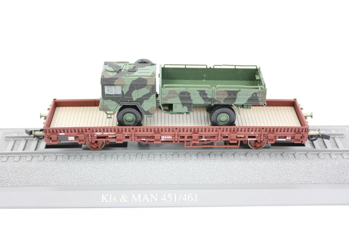 Roco Minitanks 854 DB Kbs godsvogn med lastbil 'BW'