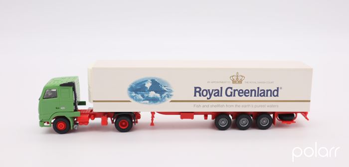 Roco Volvo lastvogn med sættevogn 'Royal Greenland'