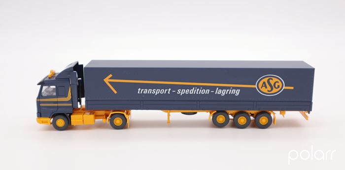 Wiking Scania lastvogn med sættevogn 'ASG'