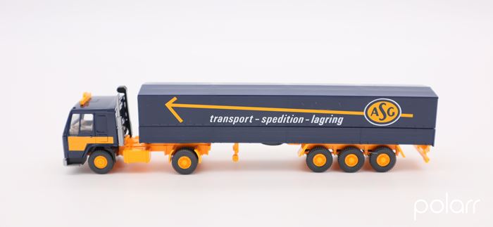 Wiking Volvo lastvogn med sættevogn 'ASG'