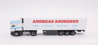 Scania lastvogn med sættevogn 'Andreas Andresen'