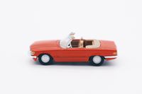 Mercedes Benz 560 SL Cabrio, rød