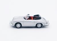 Porsche 356A Cabrio, sølv