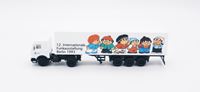 Mercedes lastvogn med sættevogn 'ZDF'