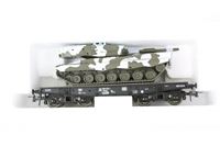 Roco 47395 DB Rlmmp kampvognstransport med Leopard 2