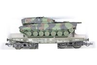 Roco Minitanks 802 DB Rlmmp kampvognstransport 'BW'