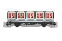 Märklin 4767 DB Lgjs containervogn "VON HAUS ZU HAUS"