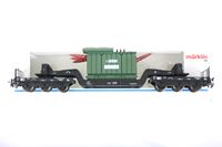 Märklin 4617.5 DB SST 53 godsvogn med transformator  (1)