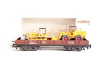 Märklin 4474 DB godsvogn med gravemaskiner (3)